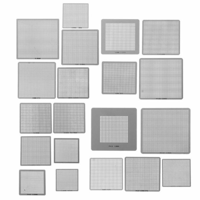 Sale 26 Pcs Stensil Plat Bga Die Stent Universal Untuk Smt Smd