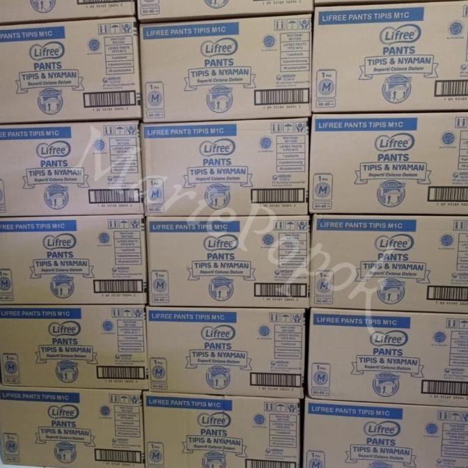 Lifree Popok Celana/Popok Dewasa (Size : M/L/Xl) Isi 48 Pcs/1 Dus