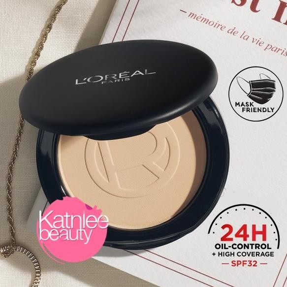 TERLARIS - TERBARU Loreal Infallible Oil Killer High Coverage Powder SPF 32 PA+++ Bedak Padat