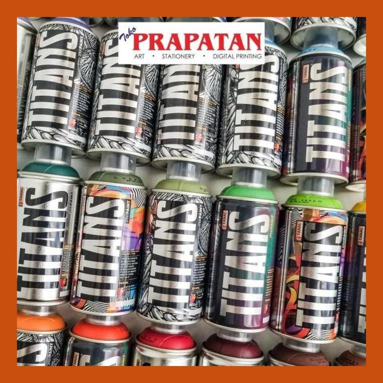 

[ PERALATAN LUKIS / GAMBAR ] TITANS ACRYLIC SPRAY PAINT 300ML PILOX COD