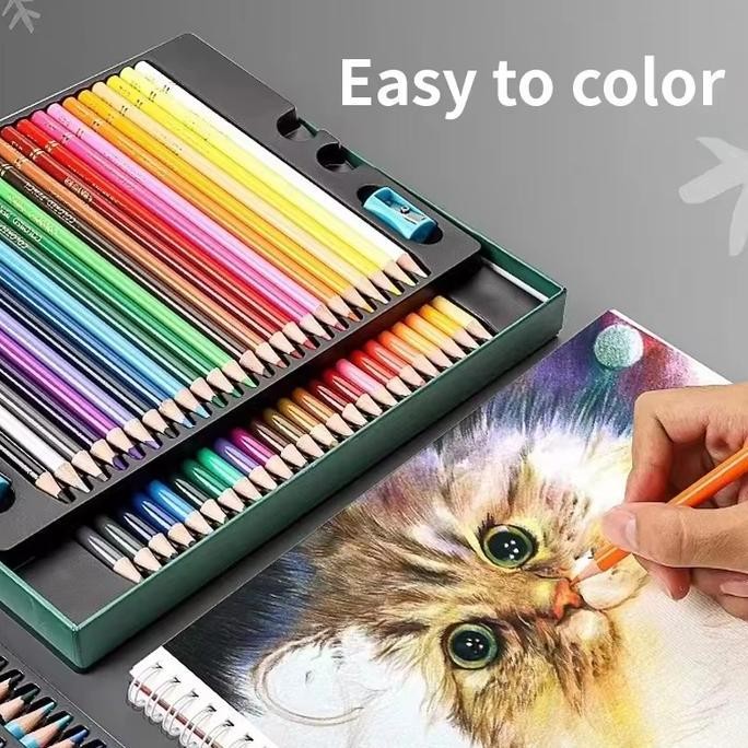 

Pensil Warna 48/72/120 Warna Profesional Pensil Minyak Pensil Gambar Aircolor