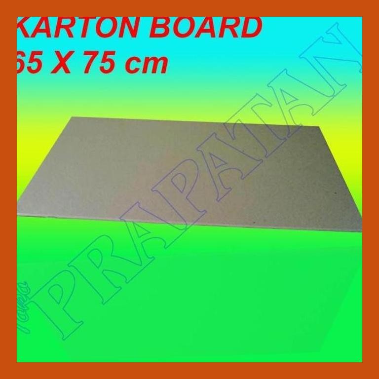 

[ PERALATAN LUKIS / GAMBAR ] KARTON BOARD / KARTON ABU ABU 65X75 CM GOOD QUALITY