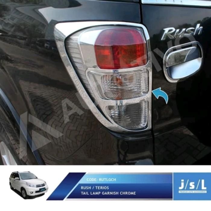 RUSH TERIOS 2006 2008 2010 2012 2014 GARNISH DEPAN BELAKANG LAMPU HEAD TAIL LAMP COVER CAR LIST LIS 