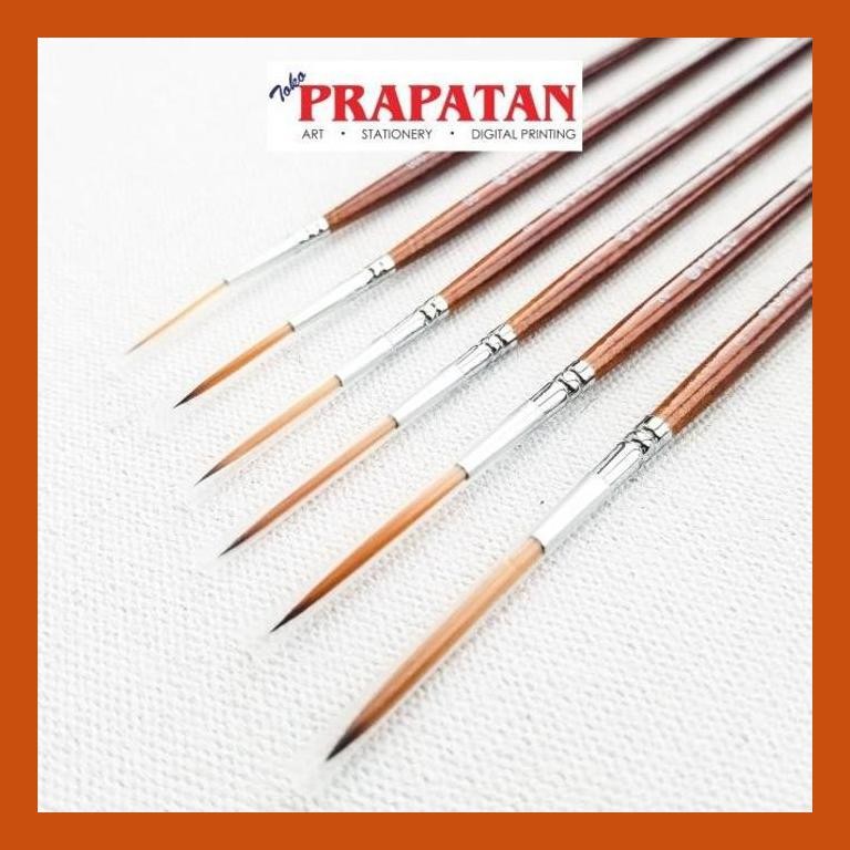 

[ PERALATAN LUKIS / GAMBAR ] KUAS LUKIS LINER V-TEC SET 6 PCS VT996/6 / V-TEC PAINT BRUSH GOOD QUALITY
