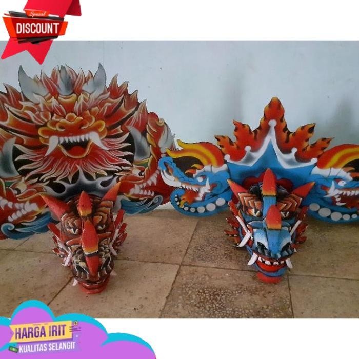 FLASH SALE BARONGAN DEVIL ANAK (KAYU) MATA NYALA |RAMPAK BARONG| DEVILAN ANAK