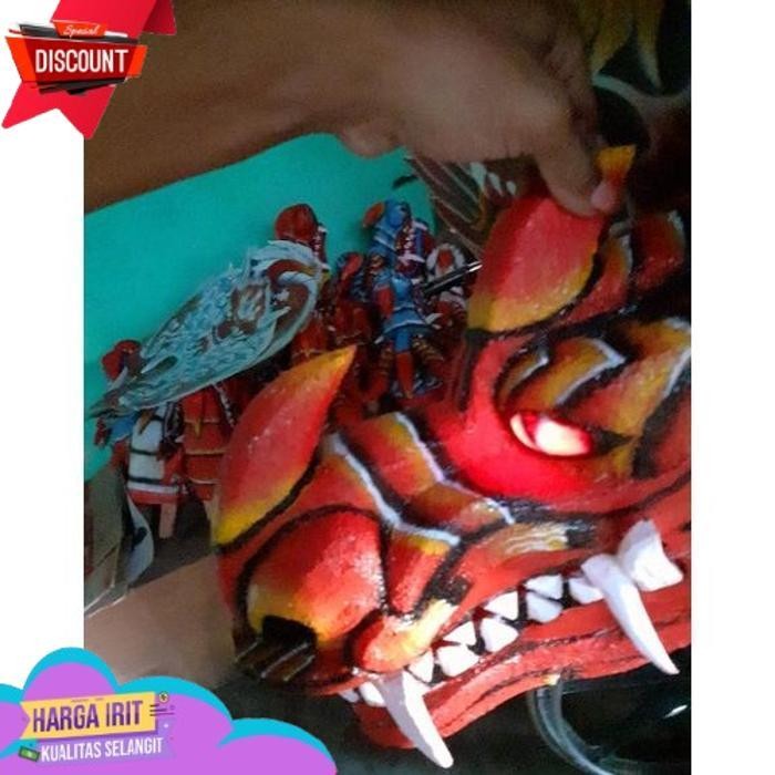 SALE BARONGAN DEVIL ANAK (KAYU) MATA NYALA |RAMPAK BARONG| DEVILAN ANAK