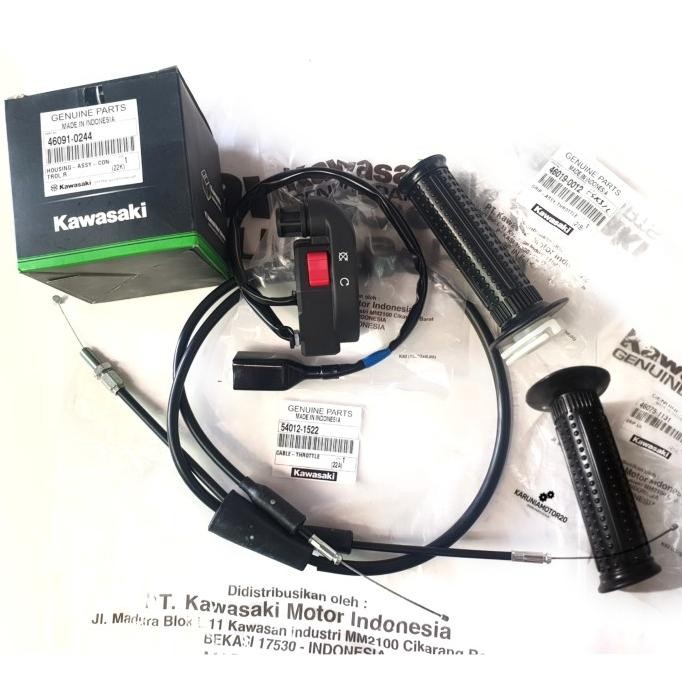 TERLARIS - Gas Spontan Set Ninja R/RR/SS pnp RX King Original Kawasaki
