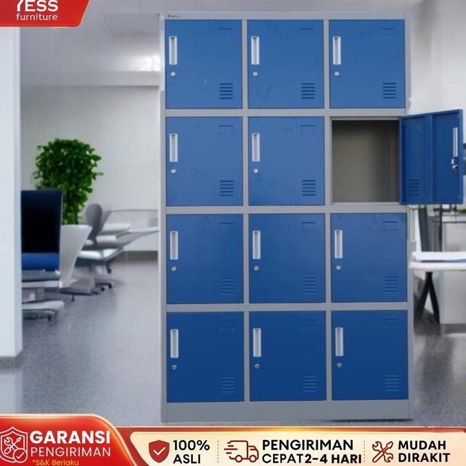 TERBARU - Loker besi Locker besi 12 Pintu