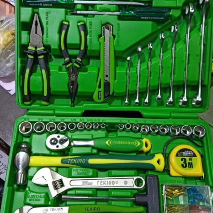 BEBAS ONGKIR - Tool Kit Set TEKIRO / TEKIRO Mekanik Tool 60 pcs