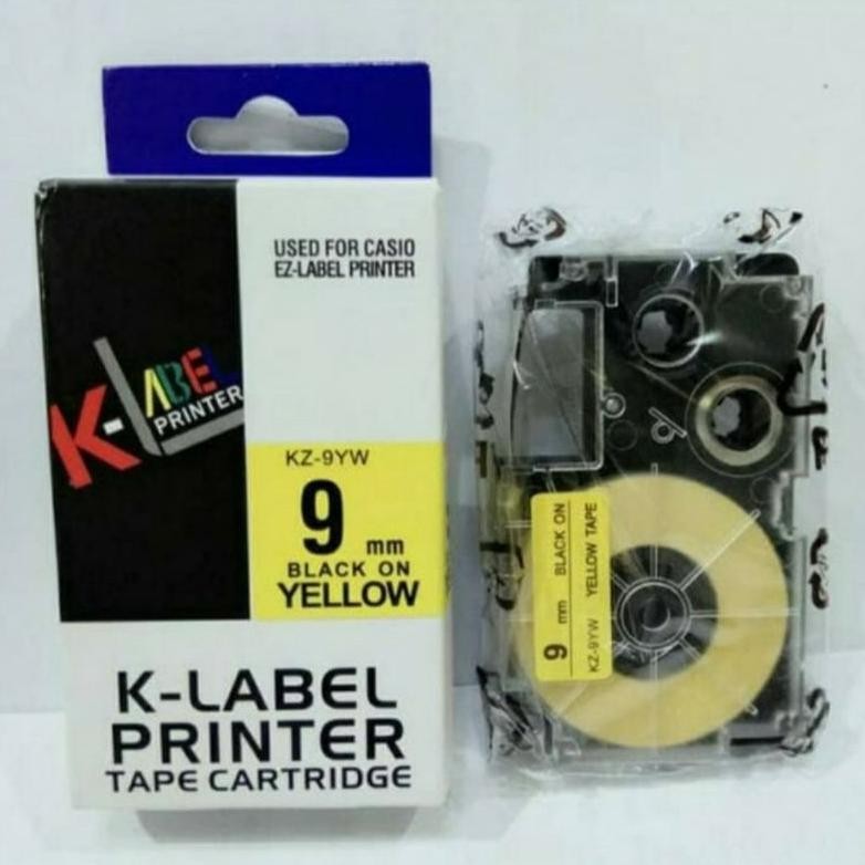 

eq-77 K Label Printer EZ Label 9 MM Compatible Casio Refill Tape Cartridge Termurah