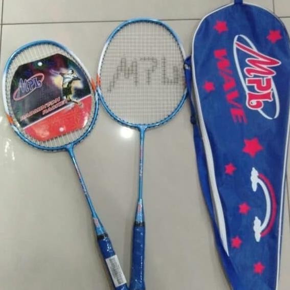 HARGA DISC - RAKET BADMINTON MPL WAVE BLUE + TALI + TAS