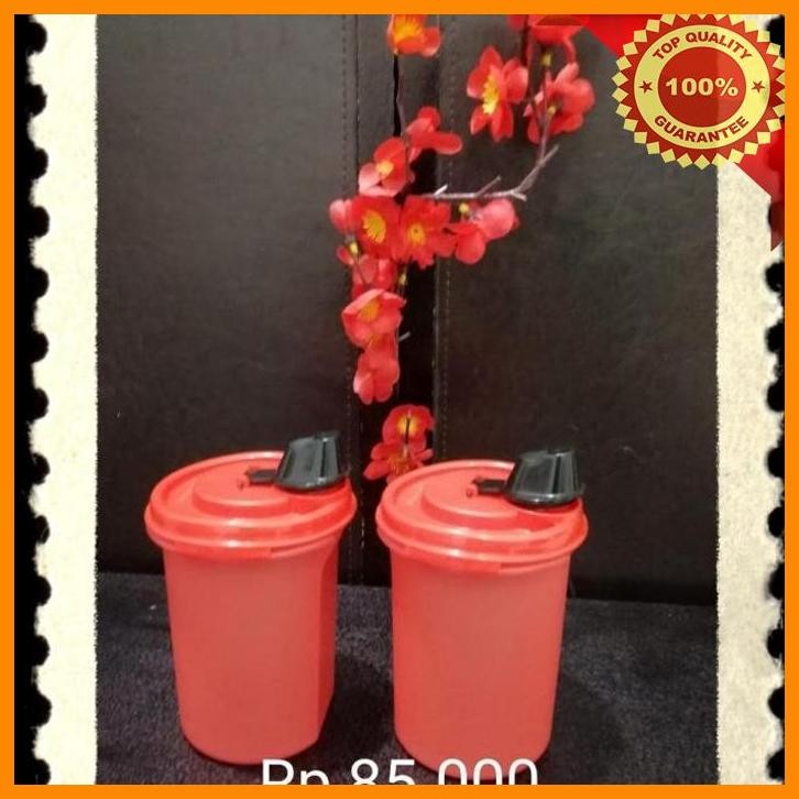 [UBE] MUG PLASTIK TUTUP TUPPERWARE (SET)