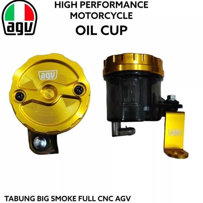Terlaris Tabung Minyak Rem Agv Premium Model Ktc Extreme Big Smoke Full Cnc Plus Bracket Breket Sela