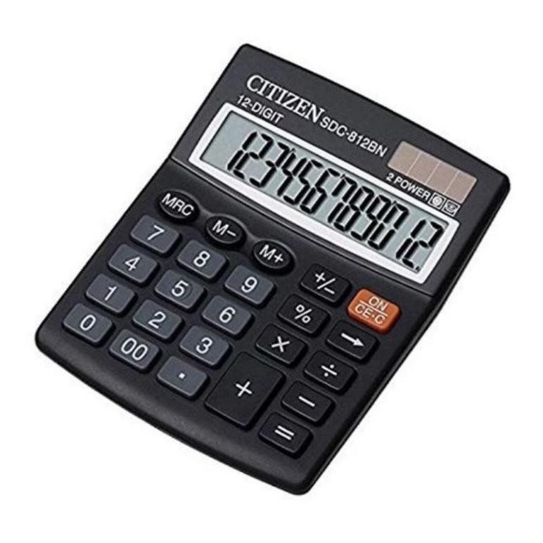 

ew-98 CITI.ZEN SDC-812BN - Kalkulator Meja SDC 812 BN Termurah