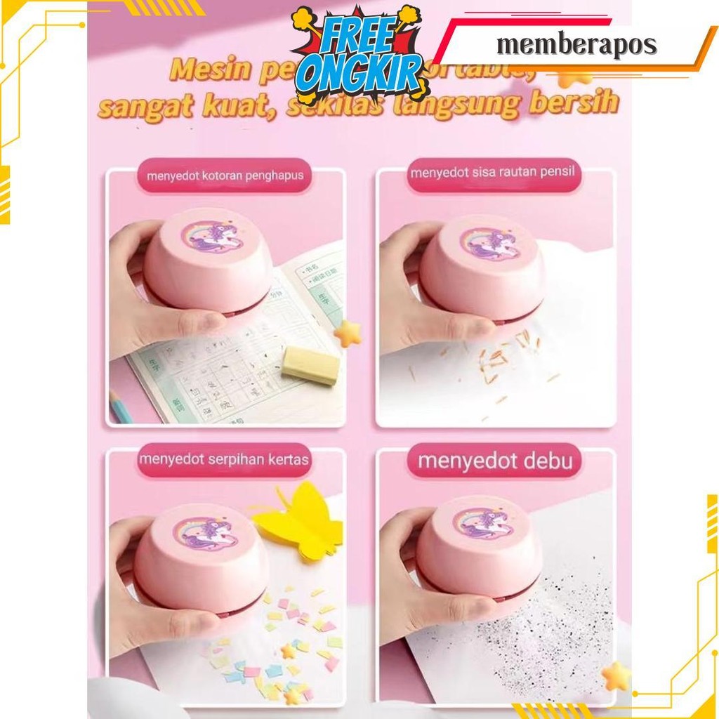 

Set Alat Tulis Elektronik / Rautan Pensil Vakum Penghapus, Rautan Pensil, Stapler, Penghapus Elektrik 11 Buah Original Produk