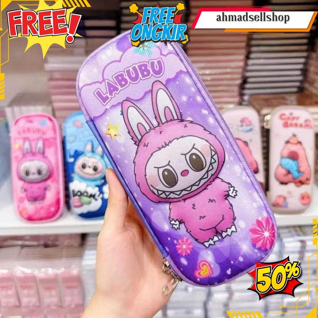 

Kotak Pensil 3D Tempat Pensil 3D Gambar Lucu Timbul Anti Air Waterproof Unicorn Elsa Frozen Dino Siap Kirim