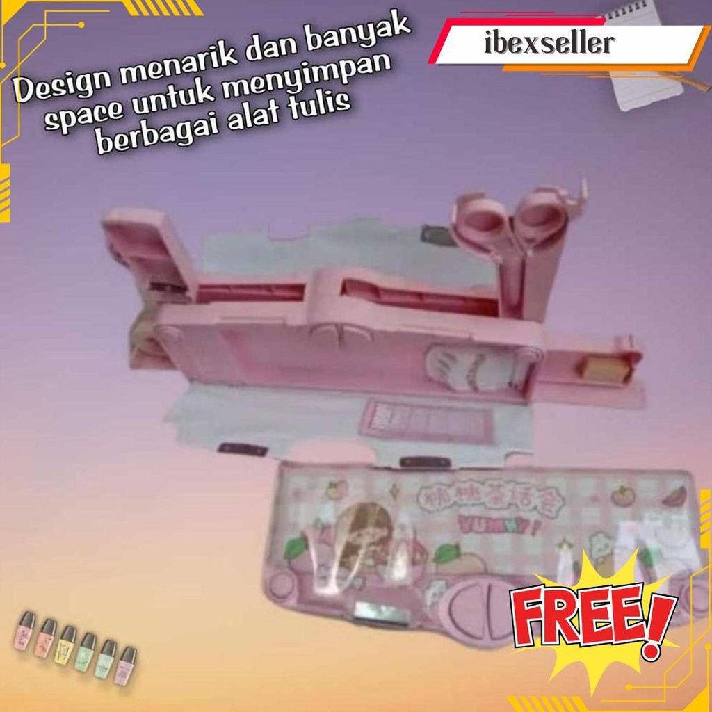 

SkyloKotak Pensil Motif Karakter Multifungsi Premium Tempat Pensil Serbaguna Siap Kirim