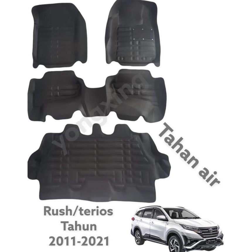 Karpet Mobil 5D Premium Toyota Rush/Terios 2 Baris