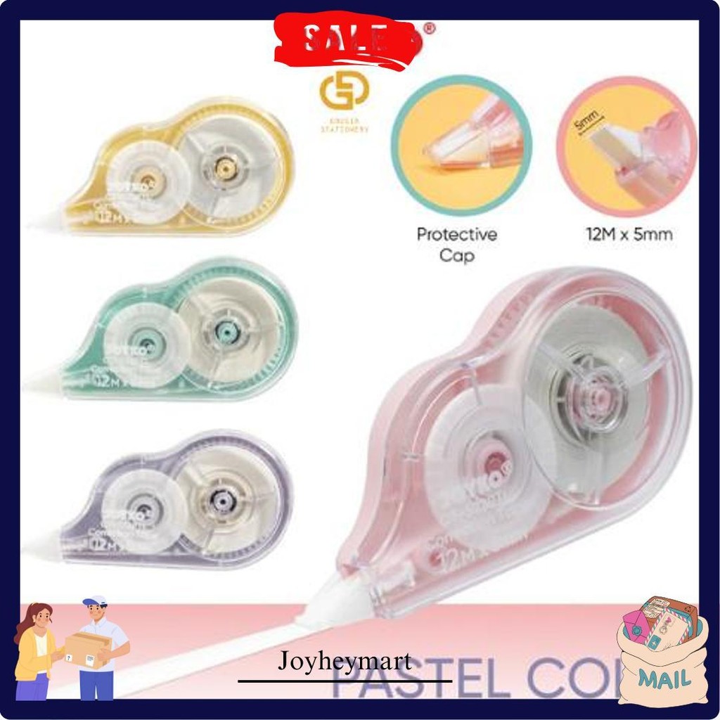 

Pita Koreksi Correction Tape Joyko Ct-522-Ptl Pastel Color (1 Pcs) Original Produk