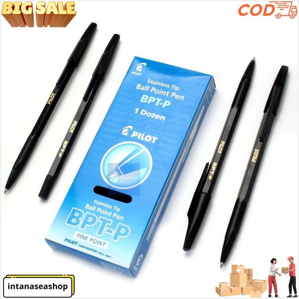 

Pulpen Pilot Bpt-P - 1 Lusin 12 Pcs (Hitam, Merah & Biru) Terlaris