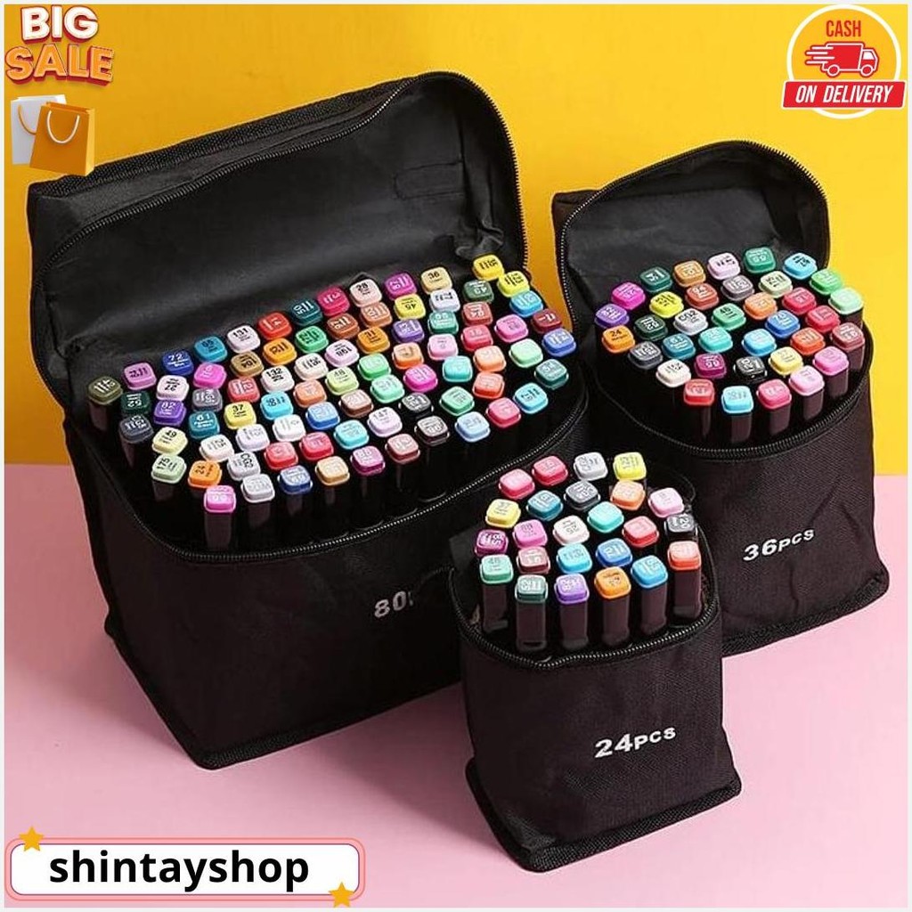 

Mkr Stabilo Spidol Warna Sketsa Umum Dua Sisi Kepala Tulis Luas Dan Halus Double Headed General Touch Marker Pen Animation Set Markers Dual Side Fine Art Brush Twin Market Set 24Pcs, 48Pcs, 80Pcs All In One Multi Color Pena Pensil Siap Kirim