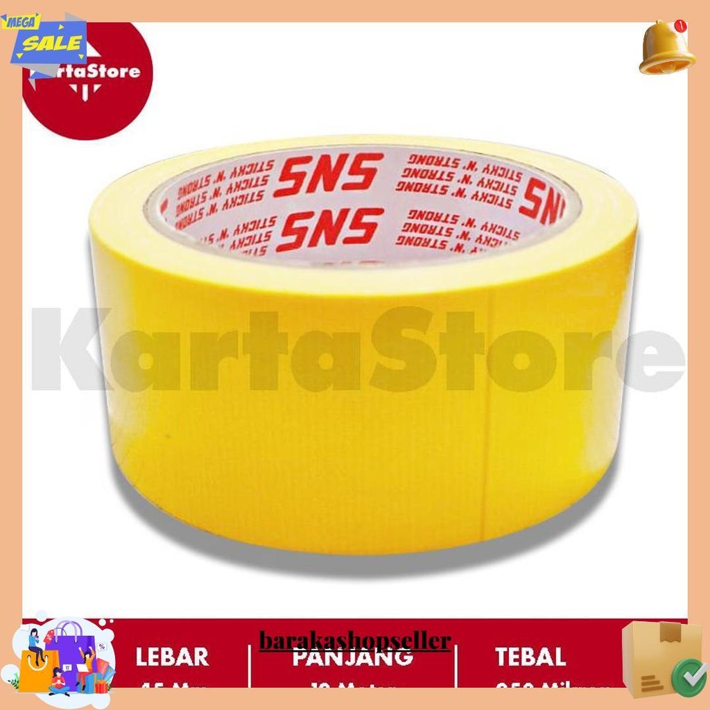 

Lakban Kain Hitam Cloth Tape Hitam/Kuning/Putih 2 Inch X 12 Meter Meter Sns Sticky N Strong Termurah Banget