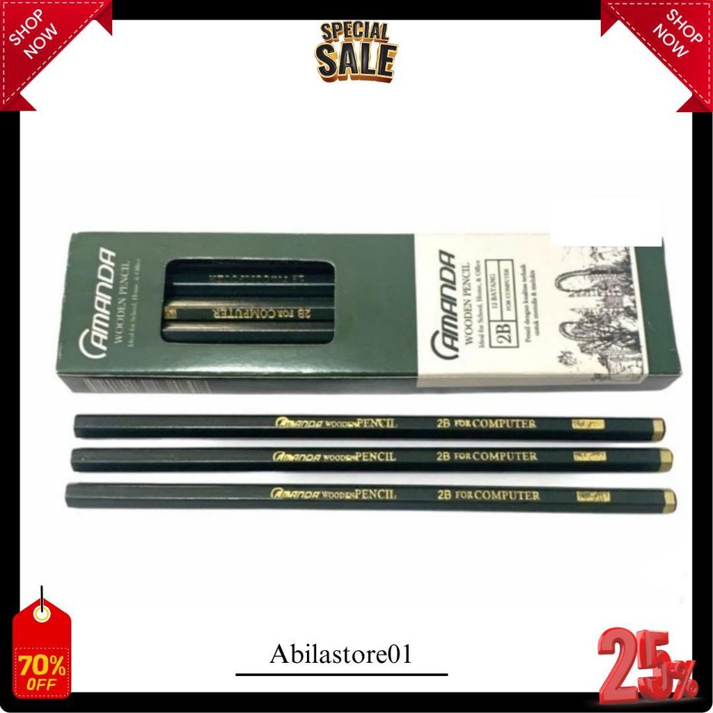 

Pensil 2B Isi 12 Montana / M2000 / Pensil Ujian /Pensil 2B Cod