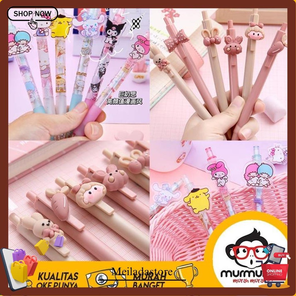 

Murmure.Id | Pulpen Mekanik Pen Pena Karakter Bolpoin Melody Sanrio Akrilik Cod