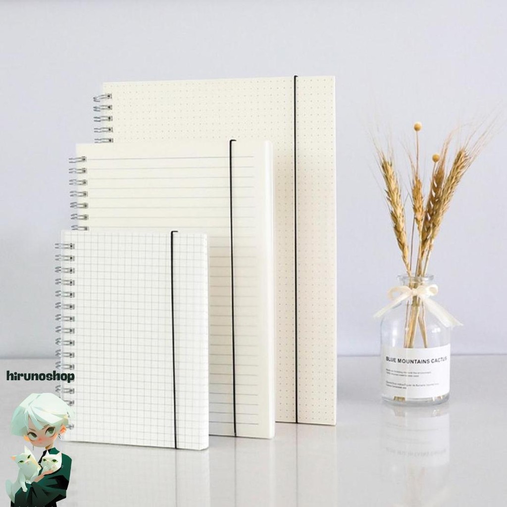 

Day7 Buku Tulis Catatan Notebook Jurnal B5 / A5 / A6 Isi 80 Lembar Cover Transparan (Kertas Grid, Dot, Garis, Dan Kosong) Murah