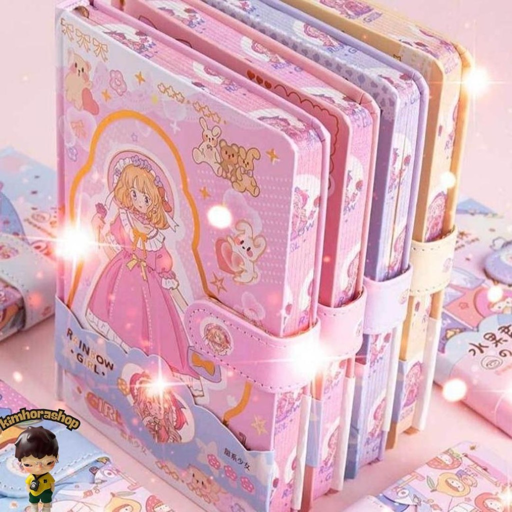 

Buku Journal Diary Aesthetic Agenda Magnetic Notebook A5 Kertas Warna Warni Catatan Cewek Diskon