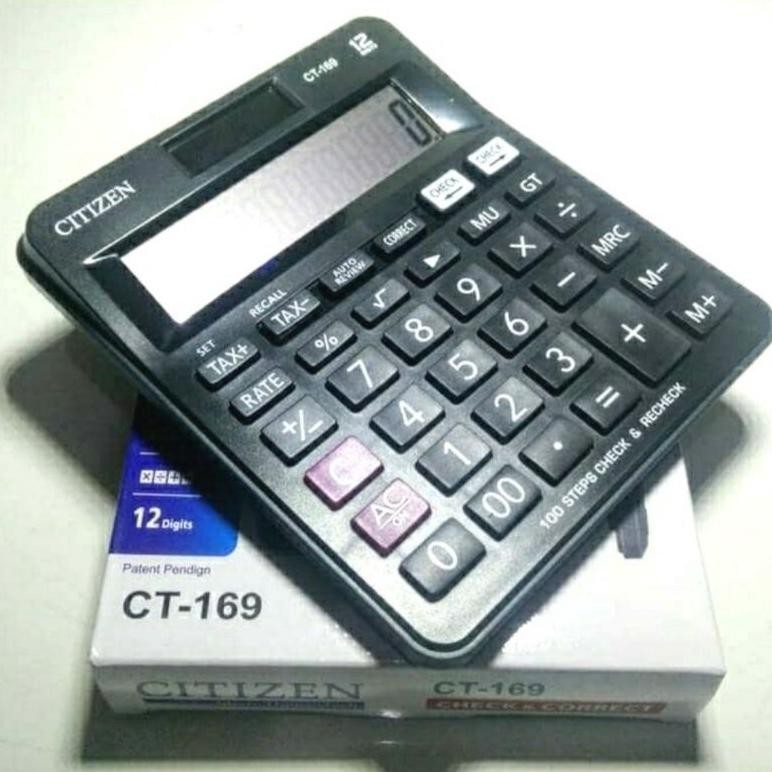 

If56 KALKULATOR MEJA CITIZEN CT 169 - Check & Correct Calculator CT169 Terlaris