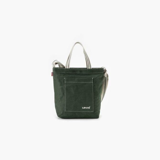 LEVI'S WOMEN'S MINI ICON TOTE (D7561-0029) TAS WAIST BAG BAHU SLING BAG WANITA ELEGAN TERLARIS 100% 