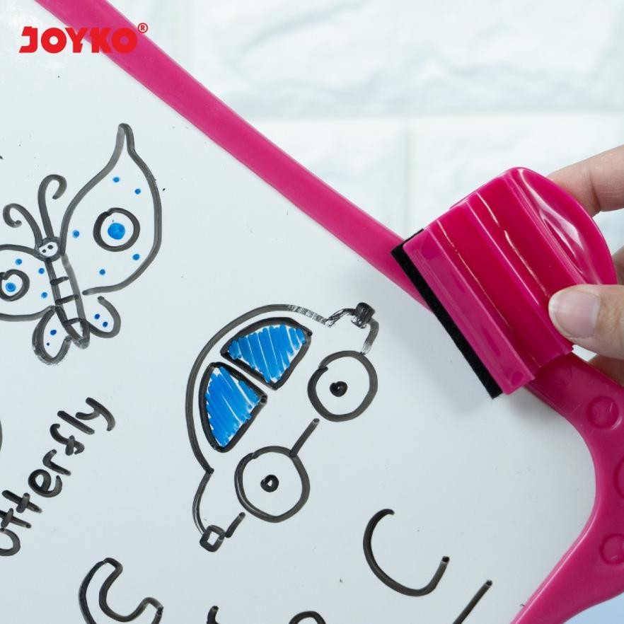 

we-12 Papan Tulis Putih Set Whiteboard Mini JOYKO WBS-170CO Bonus Spidol & Penghapus Original