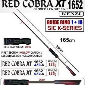 Joran Kenzi Red Cobra Xt 1652 4-10Lbs 5-12Lbs Spinning Pancing