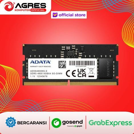 Adata Ddr5 16Gb 4800Mhz Single Sodimm / Memory Ram Laptop Ddr5 4800