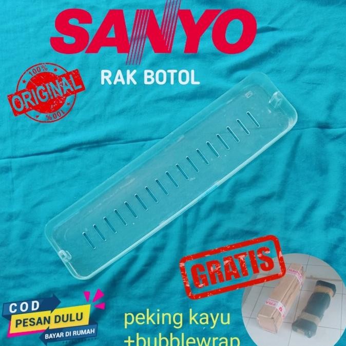 '+'+'+'+] RAK BOTOL/RAK MINUM KULKAS SANYO 1PINTU BEKAS