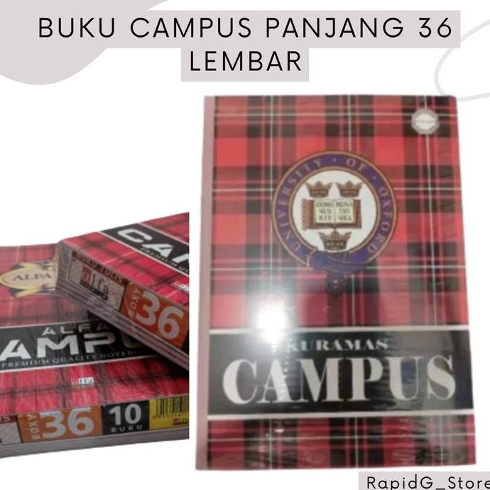 

Sale!! Buku Campus 1 Pack Besar Panjang 36 Lembar Isi 10 Buku Kertas Paper Stationery