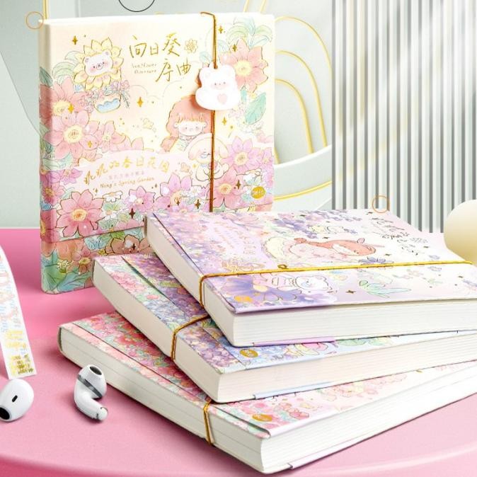 

New!! Buku Diary Journal Agenda Notebook Planner Hard Cover Cute St0035