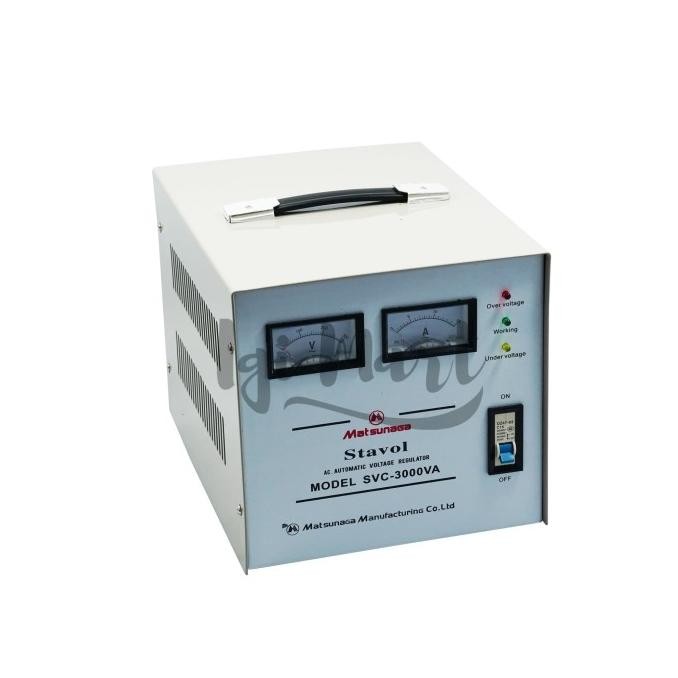 Stavolt SVC 3000W Matsunaga / Stabilizer SVC 3000VA MTS / 3000 Watt