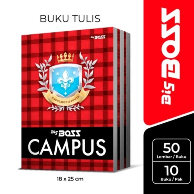 

Diskon!! Buku Tulis Campus Big Boss 50 Lembar (10 Buku)