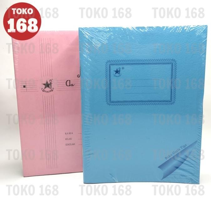 

Diskon!! Bo Buku Tulis Bergaris/ Musik/ Tulis Halus/ Sambung 38 Lembar (Pak)