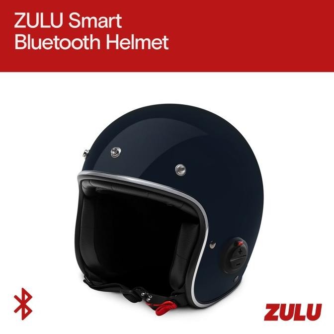 ZULU Smart Bluetooth Helmet Osiris Midnight Chrome `