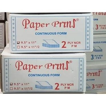 

TERBARU - Paper Print Kertas Continous Form- Paper Print 9,5" x 11" 2 Ply