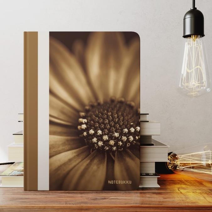 

New!! Notebook A5 / Journal Book /Agenda Hardcover Notebukku Flower