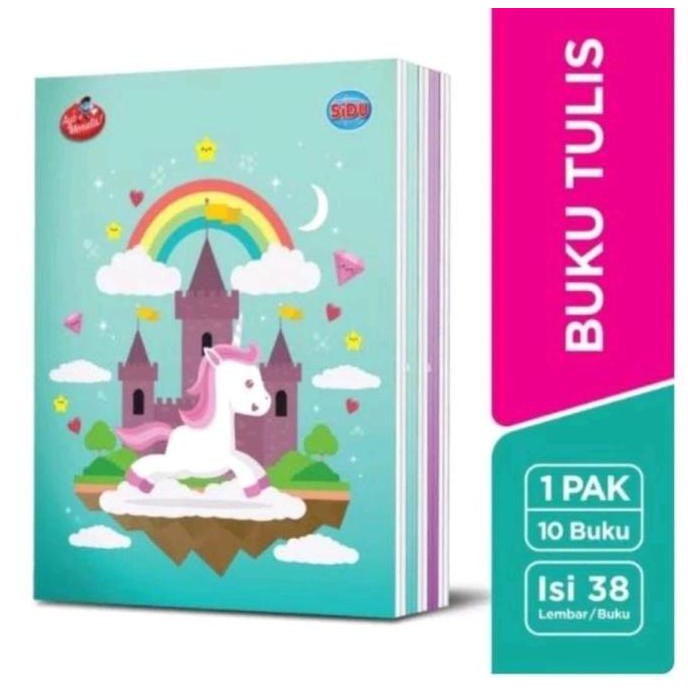 

Sale!! 10 Buku Tulis Sidu 38 Lembar / Buku Sekolah Paper