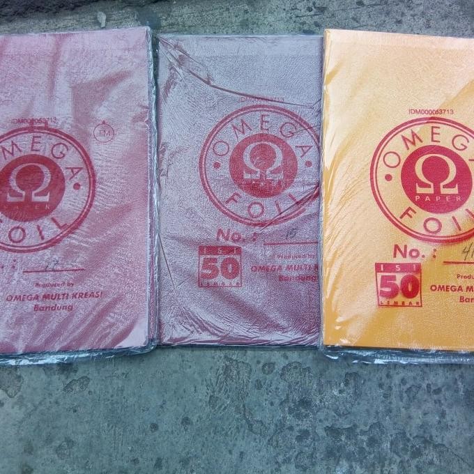 

NEW Kertas Karton Omega Foil