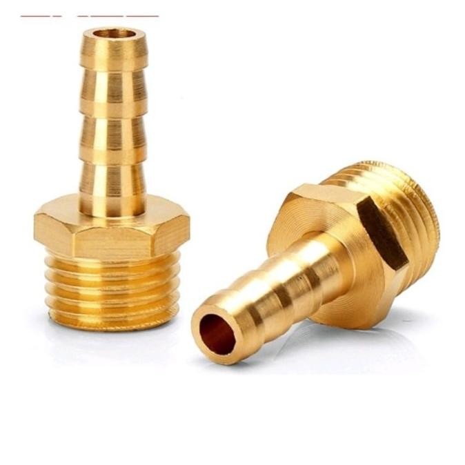 ><><><] Nepel Selang Sambungan Gas 20mm Drat Luar x 11mm Nipple Hose/Roaster