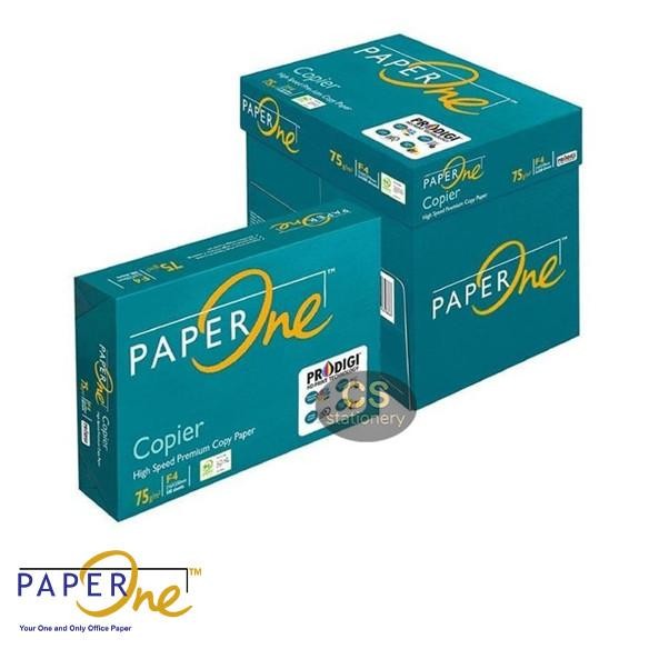 

BEBAS ONGKIR - kertas hvs PaperOne F4 70gr / 75gr - 1dus khusus gosend / gosend murah