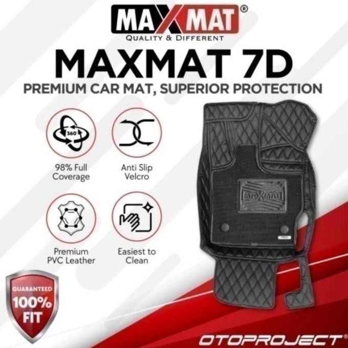 Karpet Maxmat 7D Otoproject INNOVA ZENIX Q HYBRID Full Bagasi + Coil Mat READY STOK
