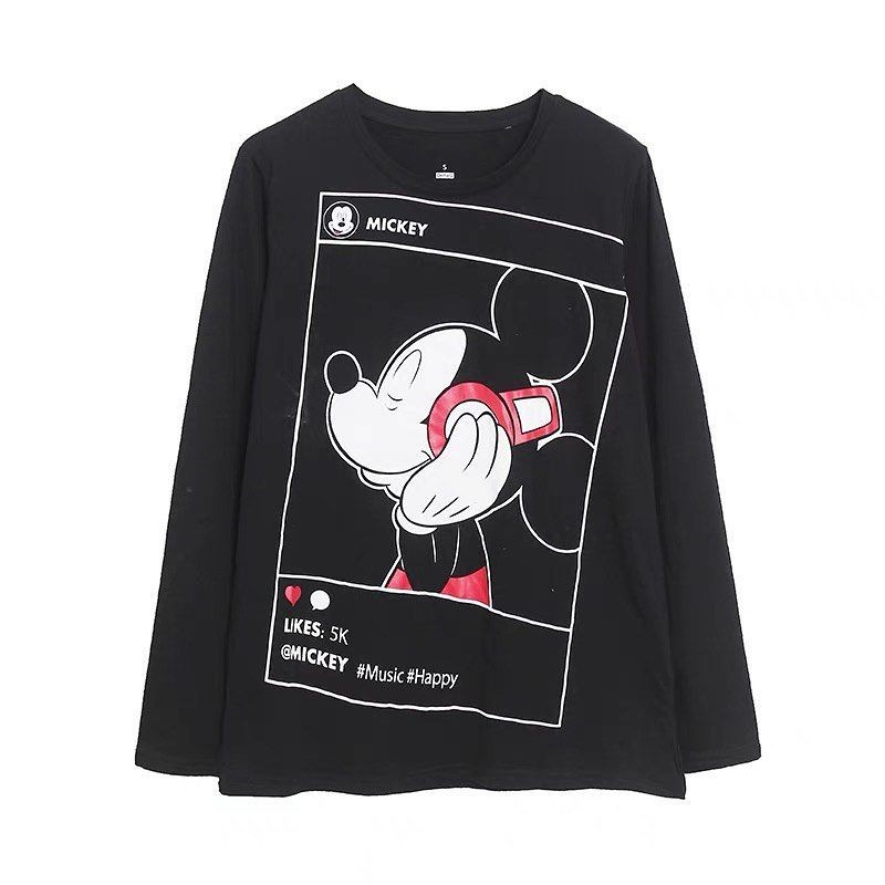 Fashion - Long Sleeve Mickey Music Headphone ( fo )